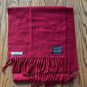 Red Cashmere Scarf